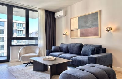 Moderne Premium-Wohnung im Wohnkomplex BW Sensa zur Miete, 74 м², Belgrad, Serbien