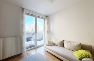 Bright, furnished apartment for rent, 42 m², Bielany, Warsaw, Poland