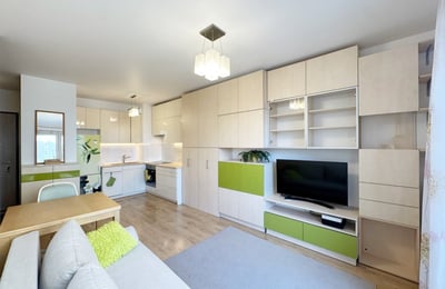 Bright, furnished apartment for rent, 42 m², Bielany, Warsaw, Poland