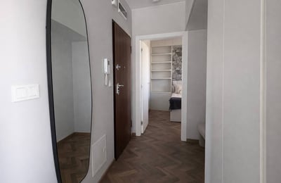 Bright, furnished apartment for rent, 44 m², Bielany, Warsaw, Poland