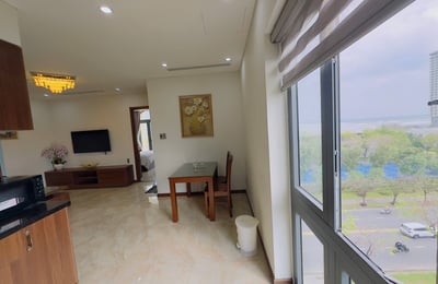 Spacious, bright apartment with balcony for rent, Da Nang, Vietnam