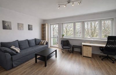 Alquiler de acogedor y luminoso estudio, 28 м², Mokotów, Varsovia, Polonia