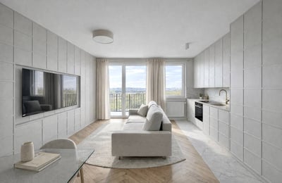 Аренда премиального, нового апартамента, 40 м², Мокотув, Варшава, Польша