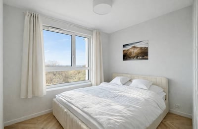 Аренда премиального, нового апартамента, 40 м², Мокотув, Варшава, Польша