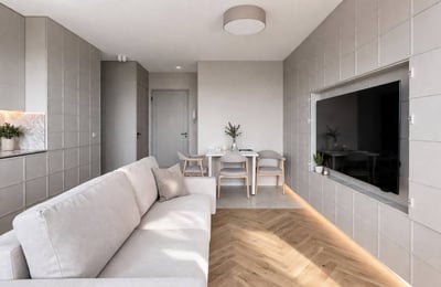 Аренда премиального, нового апартамента, 40 м², Мокотув, Варшава, Польша