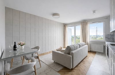 Аренда премиального, нового апартамента, 40 м², Мокотув, Варшава, Польша