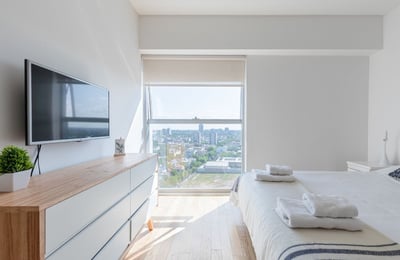 Аренда светлого, просторного апартамента с панорамным видом, 80 м², Нуньес, Буэнос-Айрес, Аргентина