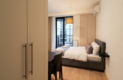 Cozy and modern 28 m² studio for rent, BW Metropolitan complex, Belgrade, Serbia