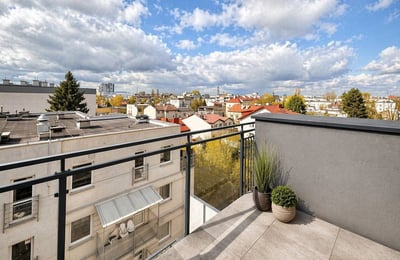 Location d'un appartement moderne et meublé, 42 m², Praga-Południe, Varsovie, Pologne
