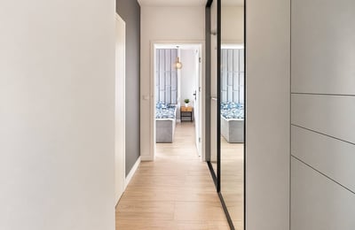 Location d'un appartement moderne et meublé, 42 m², Praga-Południe, Varsovie, Pologne