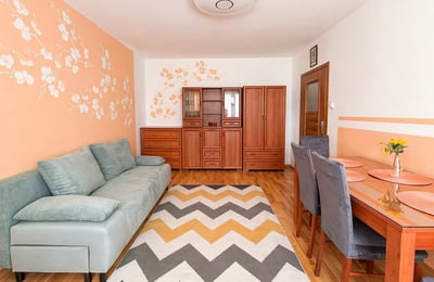Alquiler de apartamento soleado y acogedor en una zona tranquila, 44 m², Varsovia, Polonia