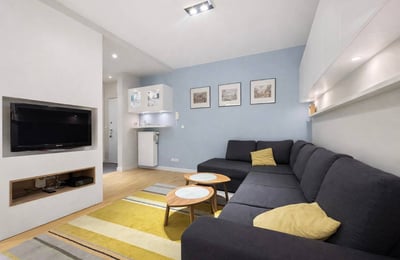 Spacious and furnished apartment for rent in a quiet area, 77 m², Warsaw, Poland