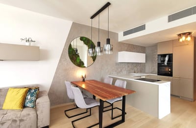 Alquiler de apartamento de diseño y espacioso de 83 m², distrito de Staré Mesto, Bratislava, Eslovaquia