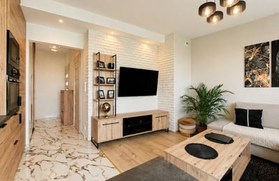 Location d'un appartement lumineux et moderne avec balcon, 40 m², Mokotów, Varsovie, Pologne