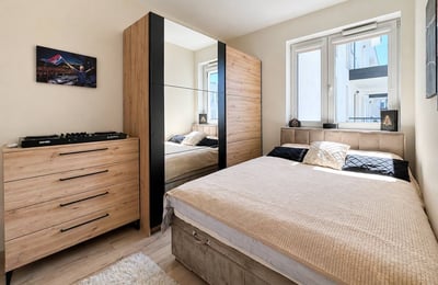 Location d'un appartement lumineux et moderne avec balcon, 40 m², Mokotów, Varsovie, Pologne