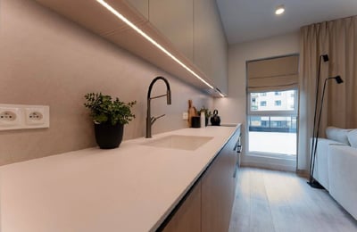 Rent of a modern, bright apartment 44 m² with terrace, Mokotów, Warsaw