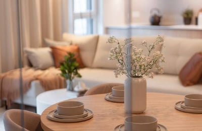 Rent of a modern, bright apartment 44 m² with terrace, Mokotów, Warsaw
