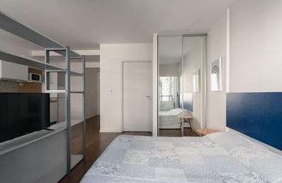 Bright Furnished Studio for Rent, Belgrano, Buenos Aires, Argentina
