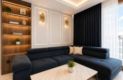 Designer Apartment 56m² for Rent, Mokotów, Warsaw, Poland
