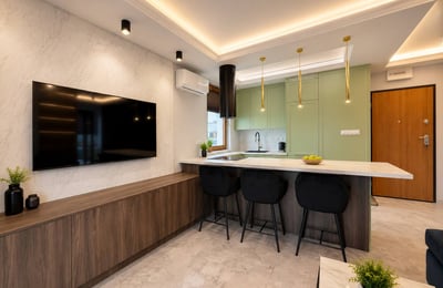 Designer Apartment 56m² for Rent, Mokotów, Warsaw, Poland