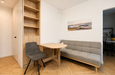 Cozy Apartment 45m² for Rent Near the Park, Saska Kępa, Warsaw, Poland