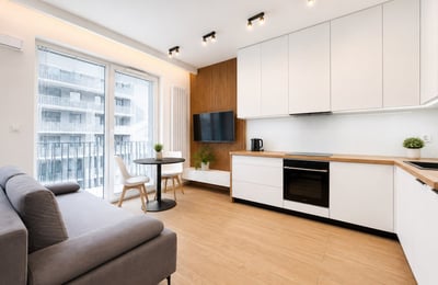 Modern and new 2-room apartment with parking, Wola, Warsaw