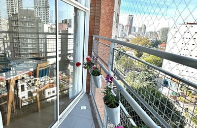 Аренда светлой уютной квартиры 55м² с балконом, Палермо, Буэнос-Айрес, Аргентина