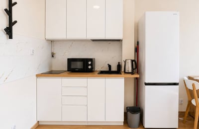 Bright Studio 25m² with Panoramic View for Rent, Śródmieście, Warsaw, Poland