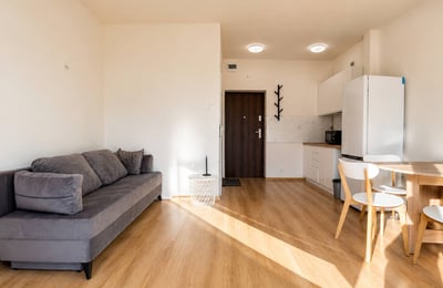 Bright Studio 25m² with Panoramic View for Rent, Śródmieście, Warsaw, Poland