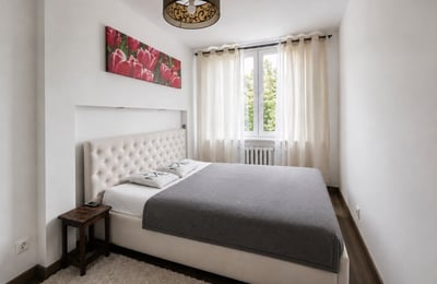 Bright Apartment 64m² for Rent Near Metro, Ursynów, Warsaw, Poland