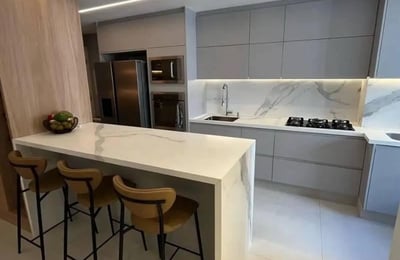 Long-term rental of a 3-bedroom apartment, 134 m², Barra da Tijuca, Rio de Janeiro, Brazil