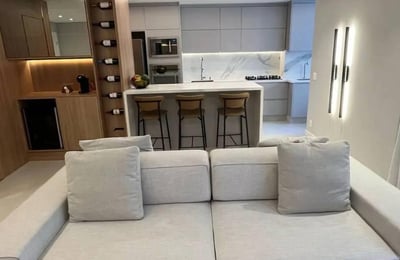 Long-term rental of a 3-bedroom apartment, 134 m², Barra da Tijuca, Rio de Janeiro, Brazil