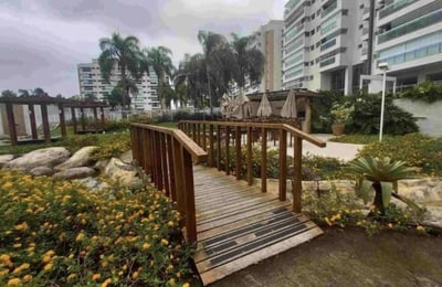 Long-term rental of a 3-room apartment, 82 m², Barra da Tijuca, Rio de Janeiro, Brazil