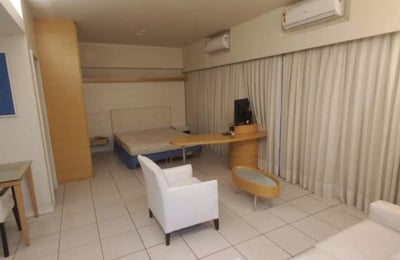 Long-term rental of a 1-room apartment, 57 m², Barra de Tijuca, Rio de Janeiro, Brazil