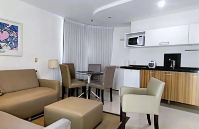 Long-term rental of a studio, 55 m², Barra da Tijuca, Rio de Janeiro, Brazil