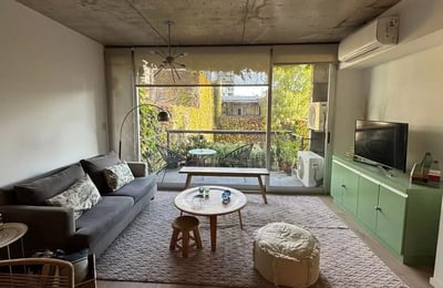 Langzeitmiete – 3-Zimmer-Wohnung mit Balkon und Pool in Buenos Aires, Argentinien, Palermo