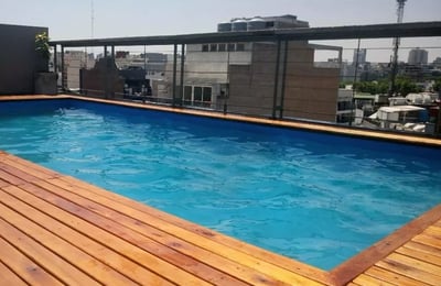 Langzeitmiete – 3-Zimmer-Wohnung mit Balkon und Pool in Buenos Aires, Argentinien, Palermo