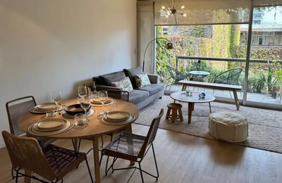 Langzeitmiete – 3-Zimmer-Wohnung mit Balkon und Pool in Buenos Aires, Argentinien, Palermo