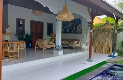 Alquiler a largo plazo de una villa de 1 dormitorio con piscina en Seminyak, Bali, Indonesia