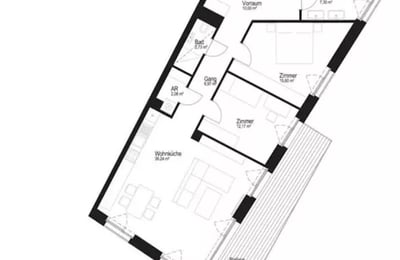 Alquiler a largo plazo de apartamento de 3 habitaciones en el 3er distrito de Viena, oferta exclusiva