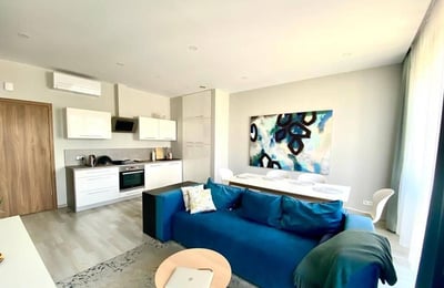 Bright 2-room apartment with balcony in Krakow