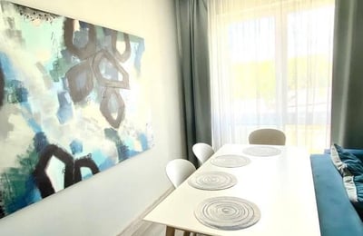 Bright 2-room apartment with balcony in Krakow