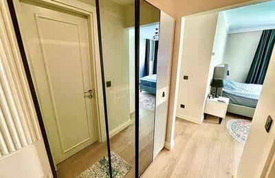 Долгосрочная аренда квартиры 3+1 с видом на море в Стамбуле