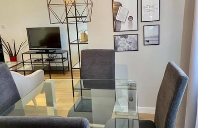 Bright 2-Room Apartment with Balcony in Podgórze, Kraków