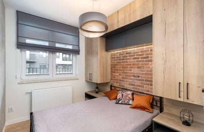 2-Room Apartment with Balcony in Podgórze, Kraków