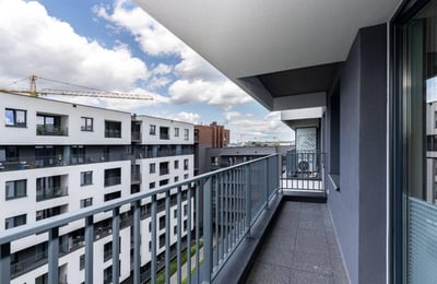 2-Room Apartment with Balcony in Podgórze, Kraków