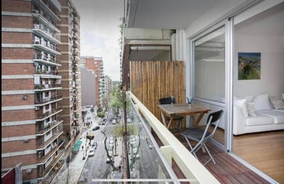 3-Bedroom Apartment 65m² for Rent in Las Cañitas, Buenos Aires