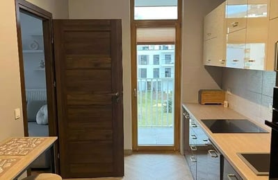 Long-Term Rental: 2-Room Apartment 52 m² with Balcony, Warsaw, Mokotów