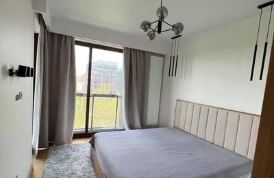 Long-Term Rental: 2-Room Apartment 44 m² with Balcony, Warsaw, Mokotów