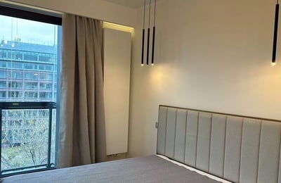 Long-Term Rental: 2-Room Apartment 44 m² with Balcony, Warsaw, Mokotów